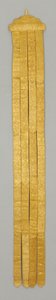 Banderola/Colgante de templo, c. siglo XVIII de School Chinese
