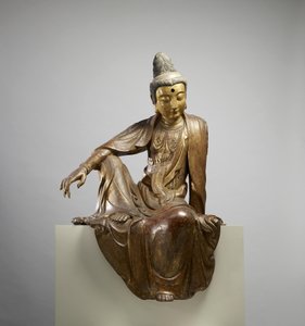Bodhisattva Guanyin, Dinastía Ming, finales del siglo XIV-XV de School Chinese