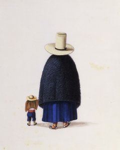 Madre e hijo, c.1860 de School Chinese