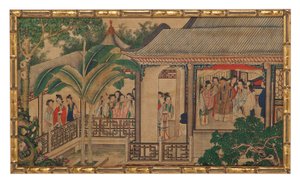 Una de las veinticuatro escenas de El sueño de la cámara roja de School Chinese