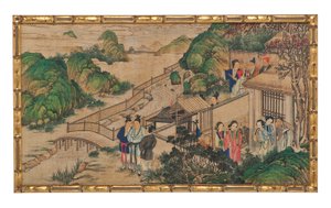 Una de las veinticuatro escenas de El sueño de la cámara roja de School Chinese