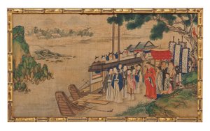 Una de las veinticuatro escenas de El sueño de la cámara roja de School Chinese