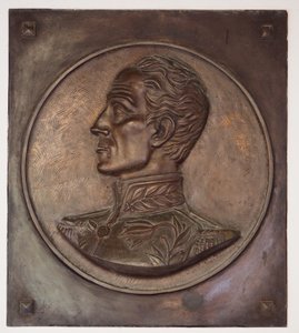 Simón Bolívar, bajorrelieve de School Colombian