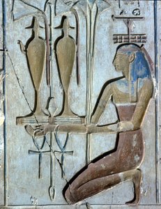 Abydos: Templo de Seti I dedicado al dios Osiris. de School Egyptian