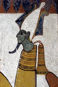 Antiguo Egipto, Pintura mural Tumba de Sennedjem, Deir el Medina, Tebas, Tumba de los Nobles