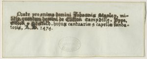 Iglesia de Elford - Tumba de Sir John Stanley de School English
