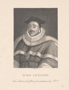 Juez Littleton, grabado por C. M. Dien (grabado)