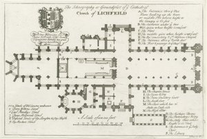 Catedral de Lichfield - Plano del suelo