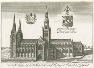 Catedral de Lichfield - Vista Sur de School English