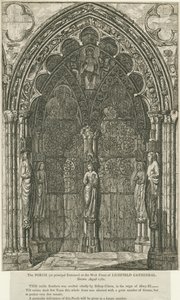 Catedral de Lichfield - Puerta Oeste de School English