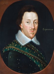 Retrato de un caballero, se dice que es Henry, Lord Percy de Alnwick (óleo sobre tabla)