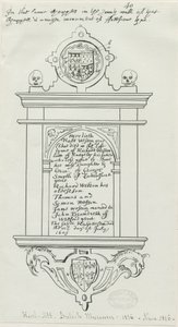 Iglesia de Rugeley (Antigua) - Monumento a Rafe Weston de School English