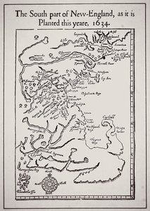 Parte sur de Nueva Inglaterra como está plantada este año 1634