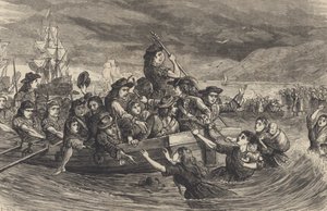 Los Gansos Salvajes – Soldados jacobitas irlandeses dejan Limerick hacia Francia en 1691 de School English