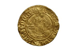 Moneda Tudor del Tesoro de Asthall