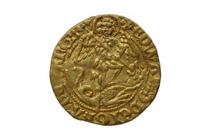 Moneda Tudor del Tesoro de Asthall de School English