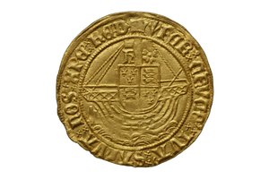 Moneda Tudor del Tesoro de Asthall