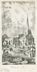Iglesia de Wolstanton (litografía)