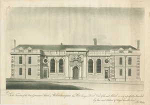 Wolverhampton - Escuela de Gramática: grabado, nd [1797] de School English
