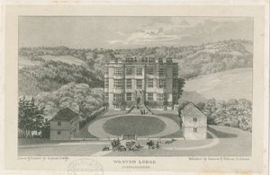 Wootton Lodge: litografía, nd [c 1839]