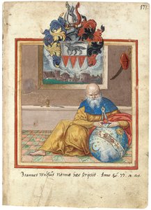 Página del Álbum Amicorum de Salomon Schweigger von Sulz
