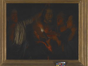 Salomé con la cabeza de Juan el Bautista (óleo sobre lienzo)