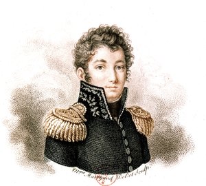 Charles Merchior-Arthus Marqués de Bonchamps (grabado en color)