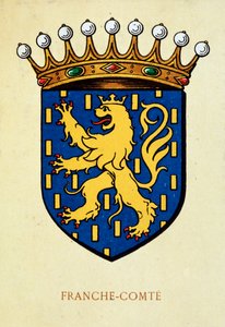Escudo de la Franche-Comté. de School French