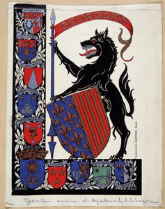 Escudo del Gévaudan. (Bête) de School French