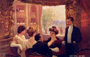 Ópera de París (imprimir) de School French