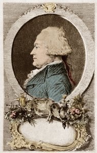 Retrato de Anthelme Brillat Savarin (Brillat-Savarin) Magistrado, Diputado del Tercer Estado, Gastrónomo y Escritor Francés de School French