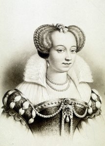 Retrato de Margarita de Valois, conocida como Reina Margot (1553-1615), Reina de Navarra, primera esposa de Enrique IV de School French