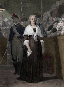 La reina María Antonieta (1755-1793) condenada por el Tribunal Revolucionario en octubre de 1793