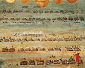 Guerra de los Treinta Años: Batalla de Rocroi (detalle) de School French