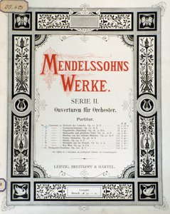 Portada de la partitura 