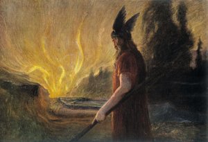 Dios Odín, imagen alemana de School German