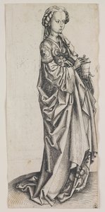 Santa María Magdalena (grabado) de School German