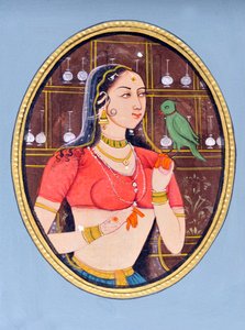 Pintura en miniatura de Jodha Bai India Asia de School Indian