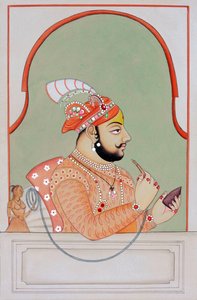 Pintura en miniatura de Maharana Jagat Singh Udaipur de School Indian