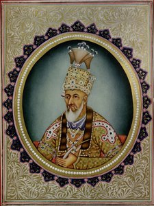 Retrato de Bahadur Shah II (1775-1862)