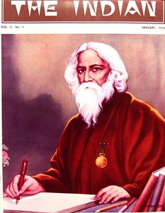 Sir Rabindranath Tagore (1861-1941) de School Indian