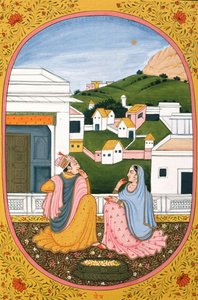 Calendario anual Cuadro y pintura para un mes hindú Paush, India de School Indian