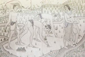 Pintura mural (mural) de School Indonesian