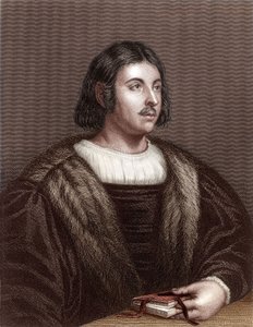 Giovanni Boccaccio (grabado en color)