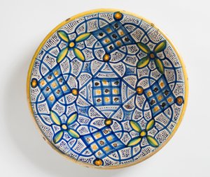 Plato de Maiolica de School Italian