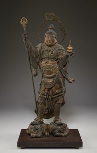 Bishamonten (Vaisravana, Guardián del Norte) de Japanese School