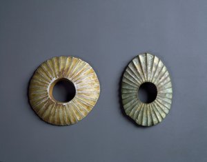 Armillas de pedernal, período Jomon 10000-300 a.C.