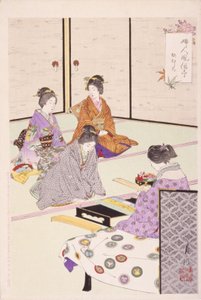 Cuatro mujeres sentadas en una habitación