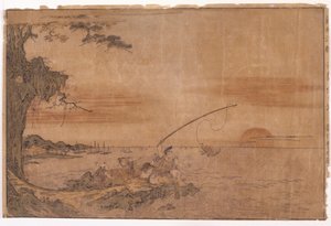 Paisaje con pescador