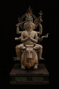 Rey de la Sabiduría de Poder Aterrador (Daiitoku Myōō) de Japanese School